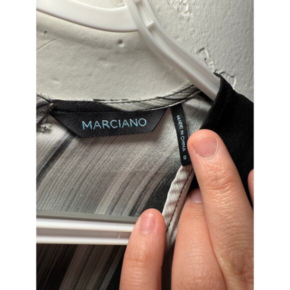 Marciano chiffon romper womens 0 boho chic evening capsule contemporary career - Picture 5 of 10